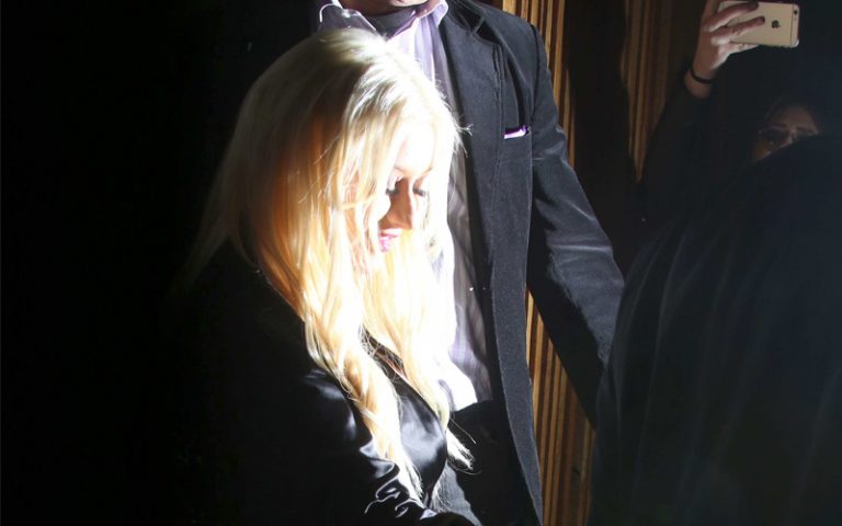 Christina Aguilera at the The Nice Guy on Jan 14; Hi Res Photos