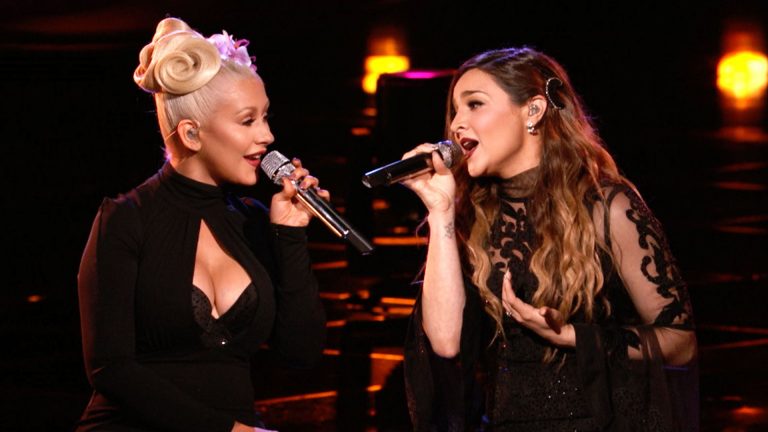 Christina Aguilera on “The Voice” live show #14 Promo Stills