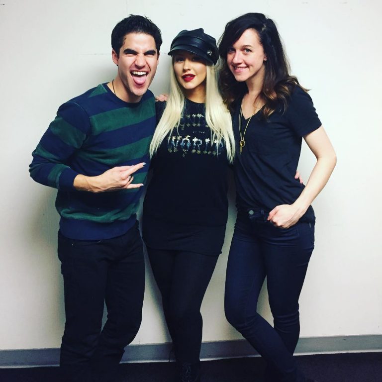 Xtina at “Hedwig and the Angry Inch” Broadway show on Nov 15